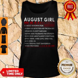 Nice August Girl Facts Is Most Known For Tank Top