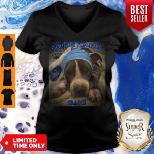 Nice Dog Fighting For Love Elijah V-Neck