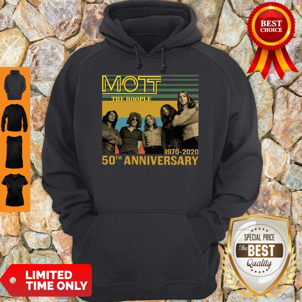 Nice Mott The Hoople 1970 2020 50th Anniversary Hoodie Nice Mott The Hoople 1970 2020 50th Anniversary Hoodie