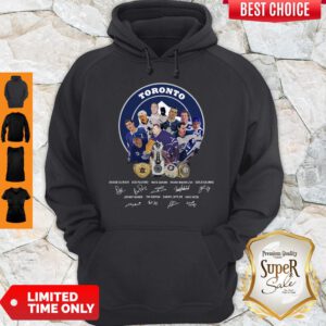 Nice Toronto Maple Leafs Hockey Team Players Signatures Hoodie