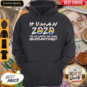 Original LGBT Human 2020 The One Where They Were Quarantined Hoodie