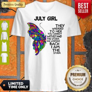 Pretty July Girl V-Neck