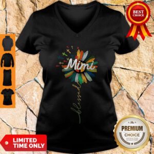 Pretty Mimi Blessed Jesus Daisy V-Neck