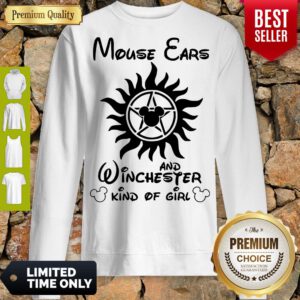 Pretty Mouse Cars And Winchester Kind Of Girl Supernatural Sweatshirt