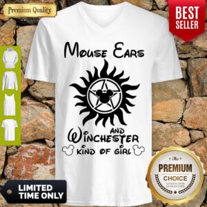 Pretty Mouse Cars And Winchester Kind Of Girl Supernatural V-Neck
