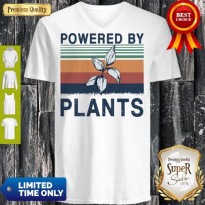 Pretty Powered By Plants Vintage V-Neck