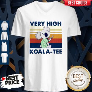 Pretty Very High Koala-Tee Vintage V-Neck