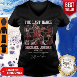 Pro The Last Dance 23 Michael Jordan 1984-1998 Thank You For The Memories V-Neck