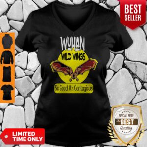 Pro Wuhan Wild Wings So Good It’s Contagious V-Neck