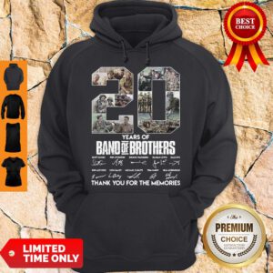 Top 20 Year Of Band Of Brothers Thank You For The Memories Signatures Hoodie
