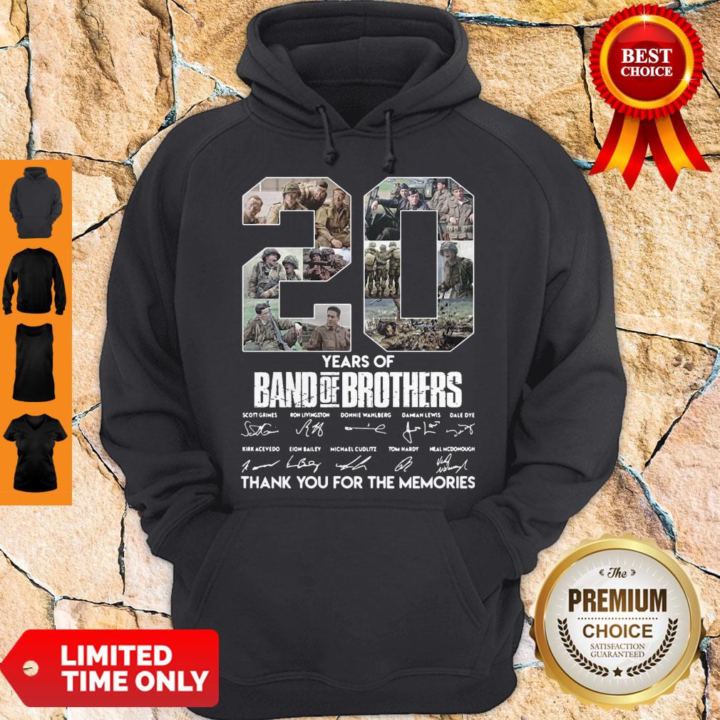 Top 20 Year Of Band Of Brothers Thank You For The Memories Signatures Hoodie Top 20 Year Of Band Of Brothers Thank You For The Memories Signatures Hoodie
