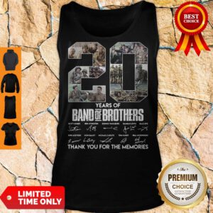 Top 20 Year Of Band Of Brothers Thank You For The Memories Signatures Tank Top