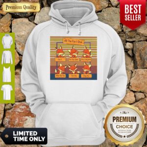 Top All The Fox I Give Vintage Hoodie