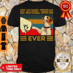 Top Bear Jack Russell Terrier Dad Ever Vintage Shirt