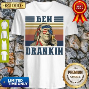 Top Ben Drankin Vintage V-Neck