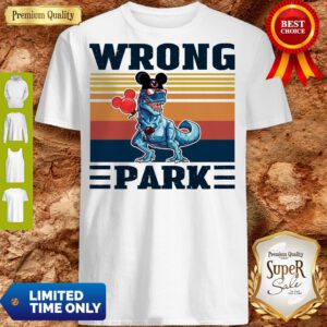 Top Dinosaur T Rex Mickey Wrong Park Vintage Shirt