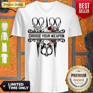 Top Sewing Choose Your Weapon Flowers Tank Top