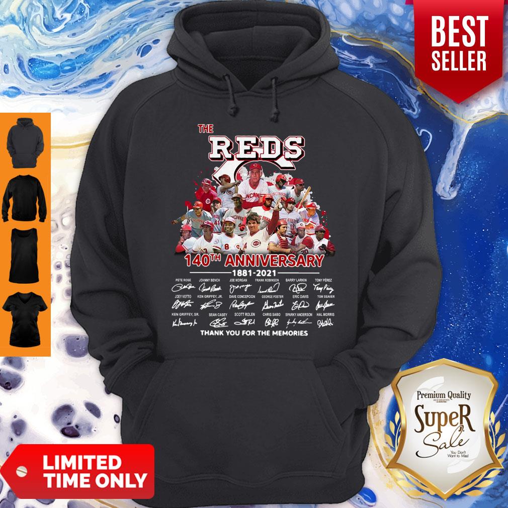 Top The Red 140th Anniversary 1981 2021 Thank You For The Memories Hoodie Top The Red 140th Anniversary 1981 2021 Thank You For The Memories Hoodie