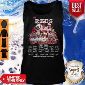 Top The Red 140th Anniversary 1981 2021 Thank You For The Memories Tank Top