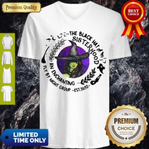 Top Witch The Black Hat Sisterhood An Enchanting Fly By Night Group V-neck
