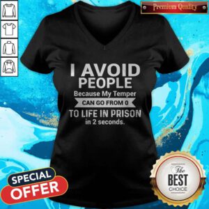 Beautiful I Avoid People V-neck