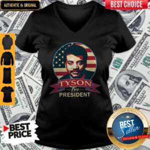 Beautiful Tyson For President V-neck