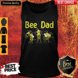 Bee Dad Happy Fathers Day Tank Top