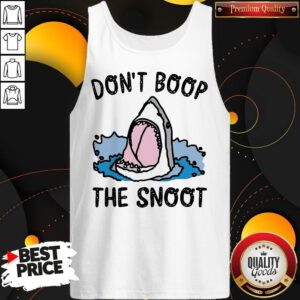 Cute Shark Don't Boop The Snoot Tank Top