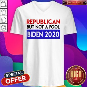 Good Fast Shipping Republican But Not A Fool Biden 2020 V-neck