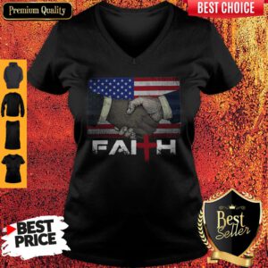 Hot Fast Shipping Faith American God Believer V-neck