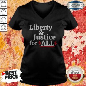 Hot Liberty And Justice For All V-neck