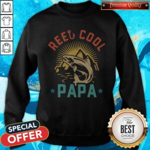 Official Fishing Reel Cool Papa Sweatshirt