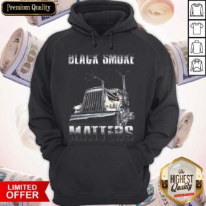 Premium Black Smoke Matters Hoodie