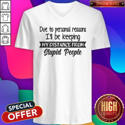 Premium My Distance From V-neck