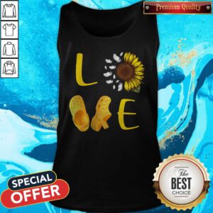 Premium Pretty Sunflower Love Croc Tank Top
