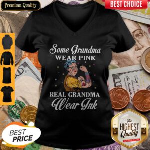 Premium Some Grandma Wear Pink Real Grandma Wear Pink V-neck