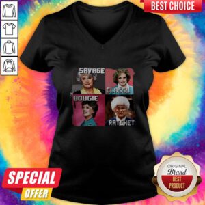 Pretty Savage Classy Bougie Ratchet V-neck