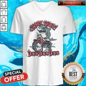 Pretty Shark Rider Doo Doo Doo V-neck