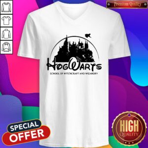 Pro Disney Land Hogwarts School Of Witchcraft And Wizardry V-neck