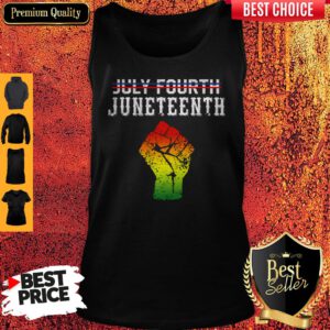 Pro Fast Shipping Not July Fourth Juneteenth Since 1865 Long Sleeve Tank Top