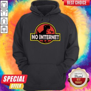 Pro Jurassic Park Saurus No Internet Hoodie