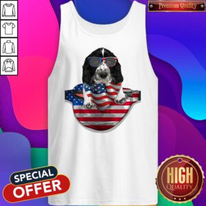 Pro Springer Spaniel Waist Pack Flag American Flag Independence Day Tank Top