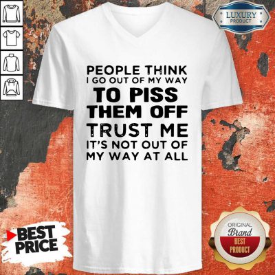 Beautiful Good Out Of My Way At All V-neck
