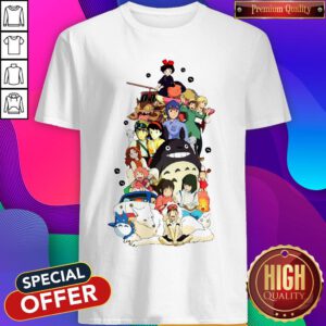 Beautiful I Want Ghibli Characters Shirt