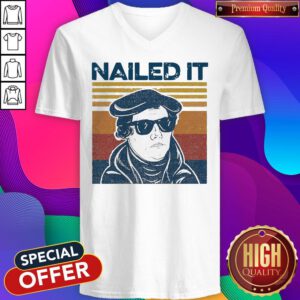 Beautiful Look At Me Nailed It Vintage V-neck