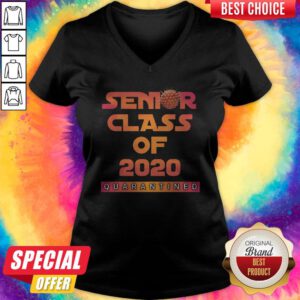 Beautiful Senior Class Of 2020 Quarantined V-neck