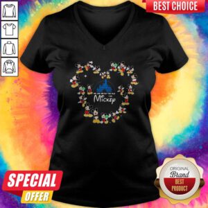 Cool Heart Mickey Mouse We Are Never Too Old For Disney V-neck