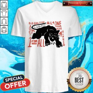 Cool Panther Black Coalition All For One Official V-neck