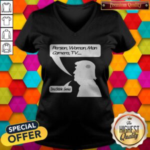 Cute Person Woman Man Camera TV I’maStable Genius V-neck