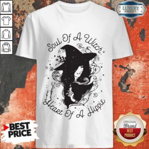 Cute Soul Of A Witch Broken Heart Of A Hippie Shirt
